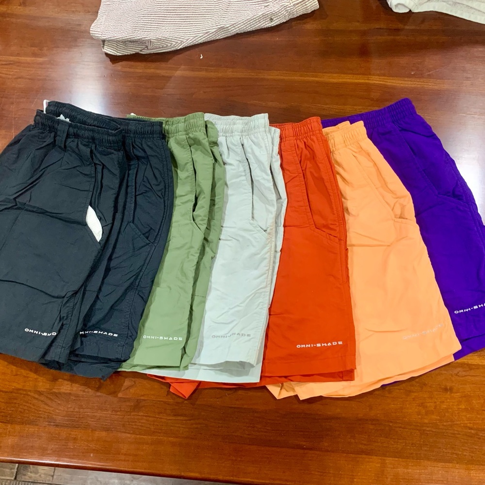 Columbia PFG Shorts BLACK pair #1